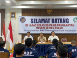 44 Warga Binaan Ikuti Sidang TPP di Lapas Pasir Pangarayan, Bahas Pemilihan Tamping untuk Kelanjutan Pembinaan