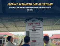 Perkuat Keamanan dan Ketertiban, Lapas Pasir Pangarayan Laksanakan Troling Penuh dan Sosialisasi Tata Tertib