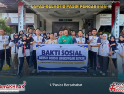 Lapas Pasir Pangarayan Gelar Gotong Royong Jaga Kebersihan Lingkungan