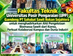 Fakultas Teknik UPP, Gandeng PT, SSRS dan Hadirkan Ahli Pengelolaan Biomassa dari Korea, Perkuat Kolaborasi Kampus Dunia Industri.