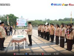 Peringati Hari Pramuka Ke-65, Kwarcab Rokan Hulu Gelar Pelantikan Pengurus dan Apel Besar
