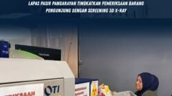 Perkuat Pengamanan, Lapas Pasir Pangarayan Tingkatkan Pemeriksaan Barang Pengunjung dengan Screening 3D X-Ray