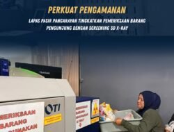 Perkuat Pengamanan, Lapas Pasir Pangarayan Tingkatkan Pemeriksaan Barang Pengunjung dengan Screening 3D X-Ray