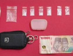 Polsek Bonai Darussalam Tangkap Pengedar Narkotika, Enam Paket Sabu Seberat 1,50 Gram Siap Edar Disita