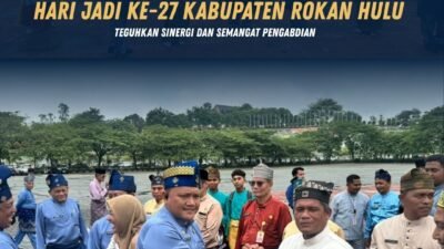 Kalapas Pasir Pangarayan Hadiri Apel Hari Jadi ke-27 Kabupaten Rokan Hulu, Teguhkan Sinergi dan Semangat Pengabdian