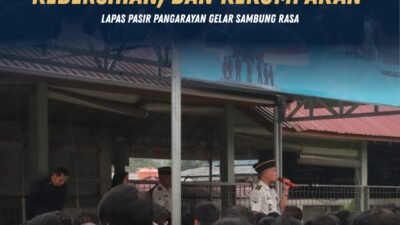Perkuat Keamanan, Kebersihan, dan Kekompakan, Lapas Pasir Pangarayan Gelar Sambung Rasa