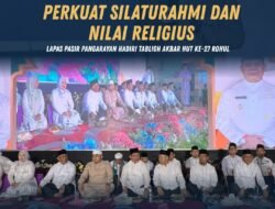 Perkuat Silaturahmi dan Nilai Religius, Lapas Pasir Pangarayan Hadiri Tabligh Akbar HUT ke-27 Rohul