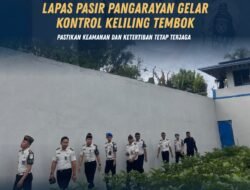 Lapas Pasir Pangarayan Gelar Kontrol Keliling Tembok , Pastikan Keamanan dan Ketertiban Tetap Terjaga