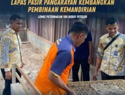 Lapas Pasir Pangarayan Kembangkan Pembinaan Kemandirian Lewat Peternakan 105 Bebek Petelur
