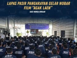 Lapas Pasir Pangarayan Gelar Nobar Film “Agak Laen” bagi Warga Binaan