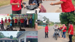 Organisasi DPD SIJI Rohul “Peduli” Bagikan Masker Gratis Sekaligus Jum’at Berkah.