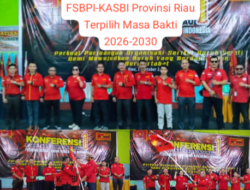 Pelantikan Pengurus FSBPI-KASBI Provinsi Riau Sukses Digelar Masa Bakti Tahun 2026-2030.