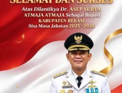 dr. Asep Surya Atmaja Resmi Dilantik Sebagai Bupati Bekasi Definitif Sisa Masa Jabatan 2025–2030