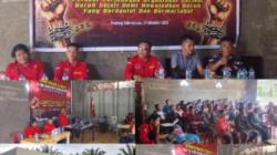 Ketua Umum Federasi Serikat Buruh Perjuangan Indonesia Waonasokhi Giawa, Gelar Konferensi Cabang FSBPI-KASBI di Provinsi Sumatra Utara.